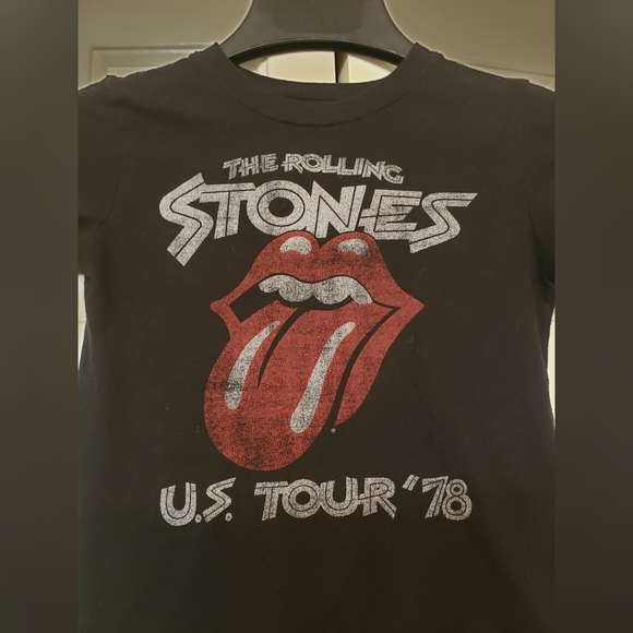 🍒The Rolling Stones Tour '78 Short Sleeve Grap - Picture 3 of 7